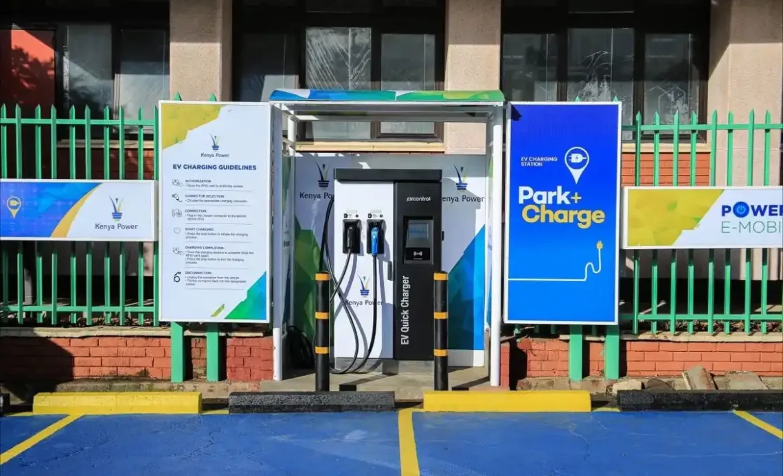 An electric vehicle power station
